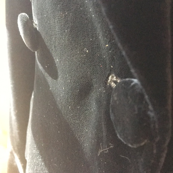 Black Velvet Coat/Jacket. Never worn. - Picture 3 of 4